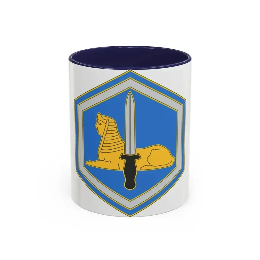 66 Military Intelligence Brigade 3 (U.S. Army) Accent Coffee Mug 11oz Navy - Go Mug Yourself