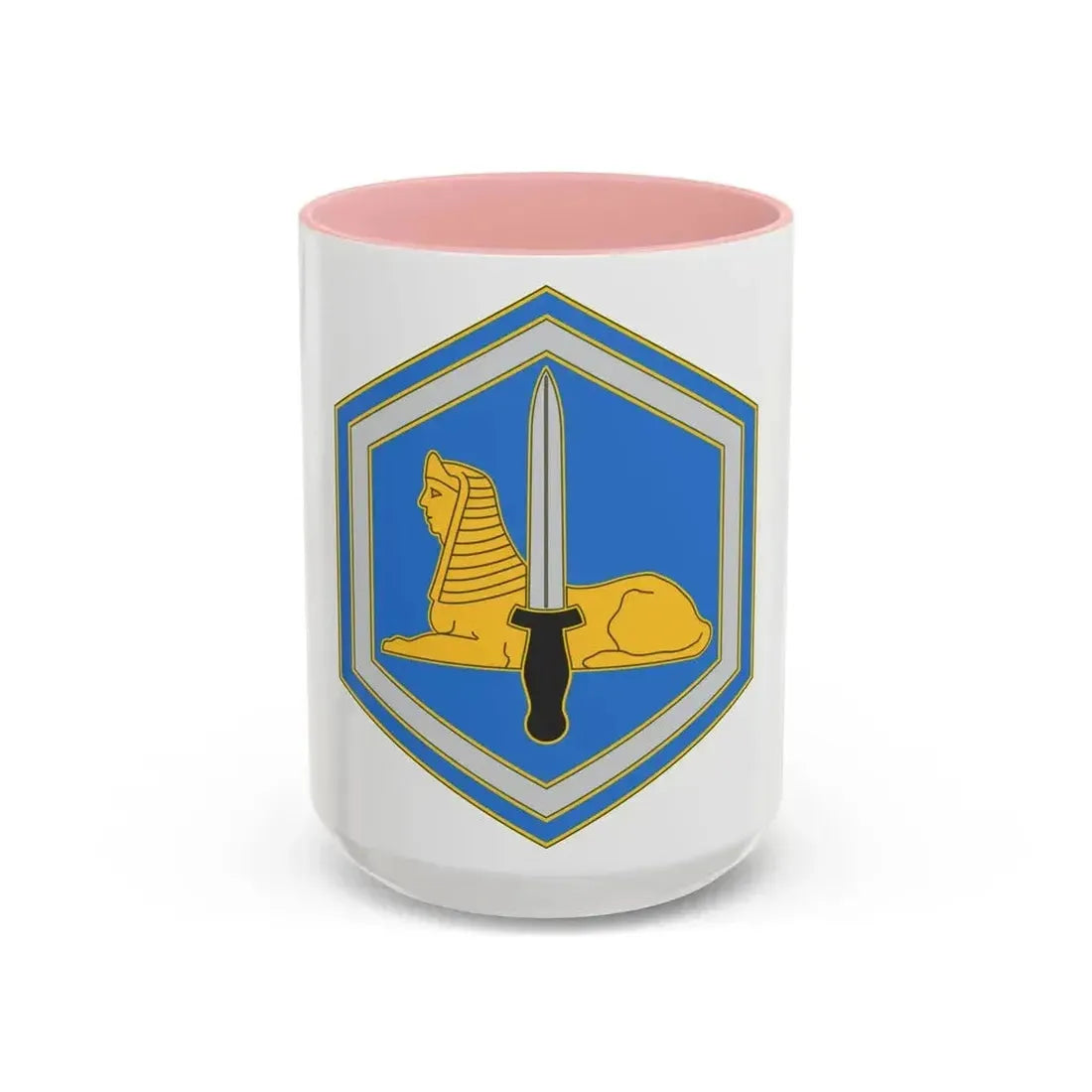 66 Military Intelligence Brigade 3 (U.S. Army) Accent Coffee Mug 15oz Pink - Go Mug Yourself
