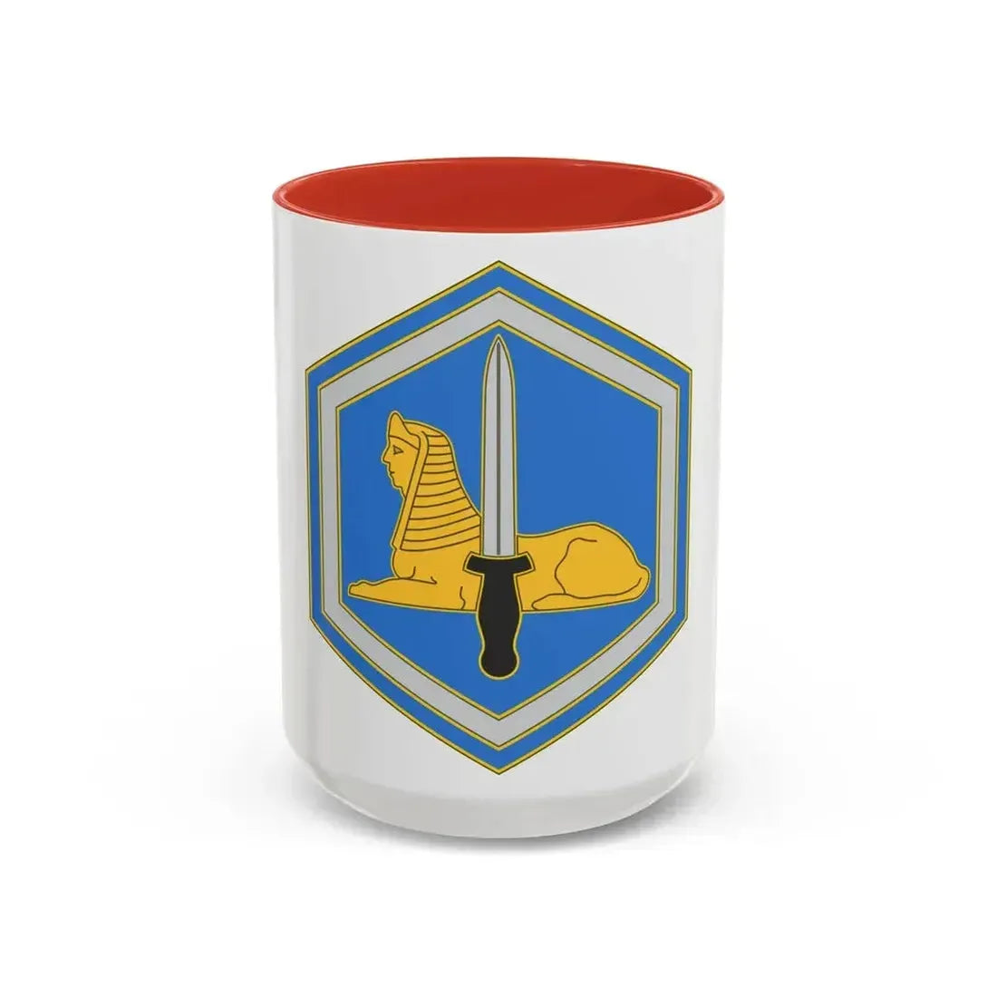66 Military Intelligence Brigade 3 (U.S. Army) Accent Coffee Mug 15oz Red - Go Mug Yourself