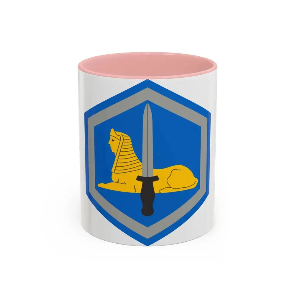 66 Military Intelligence Brigade (U.S. Army) Accent Coffee Mug 11oz Pink - Go Mug Yourself