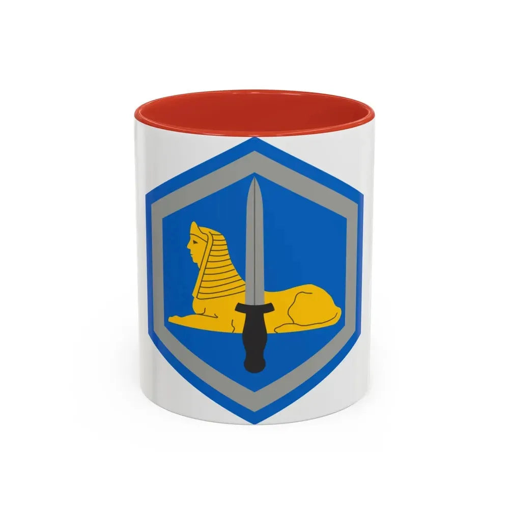 66 Military Intelligence Brigade (U.S. Army) Accent Coffee Mug 11oz Red - Go Mug Yourself