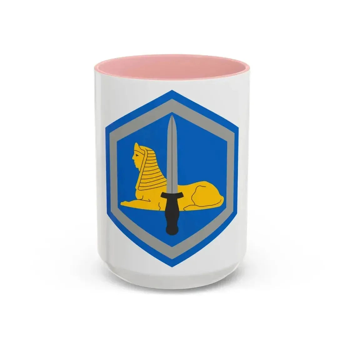 66 Military Intelligence Brigade (U.S. Army) Accent Coffee Mug 15oz Pink - Go Mug Yourself