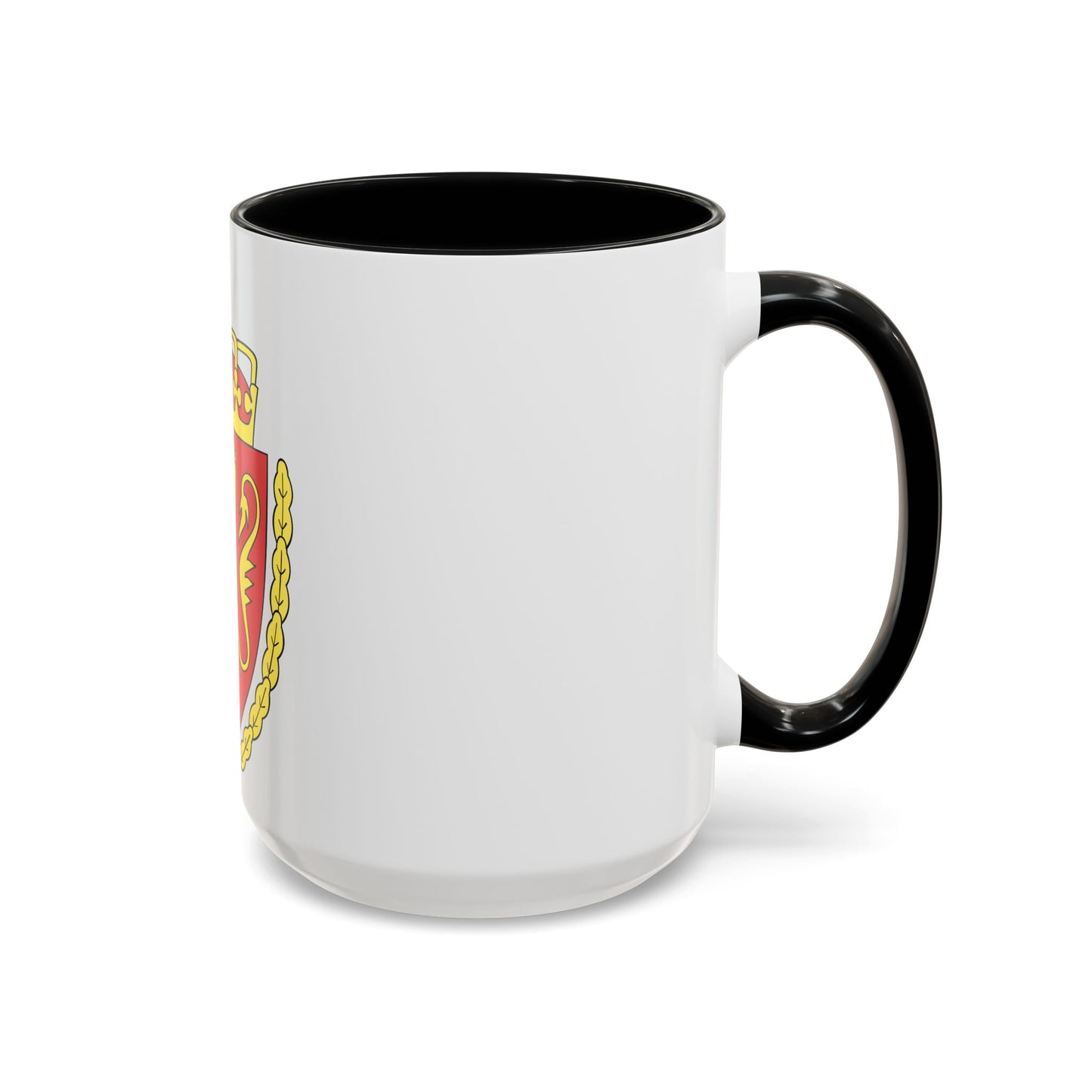Coat of arms of the Norwegian Customs Service - Accent Coffee Mug