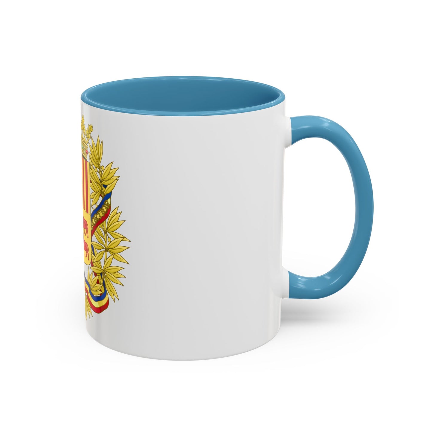 Coat of Arms of the high authorities of Andorra - Accent Coffee Mug