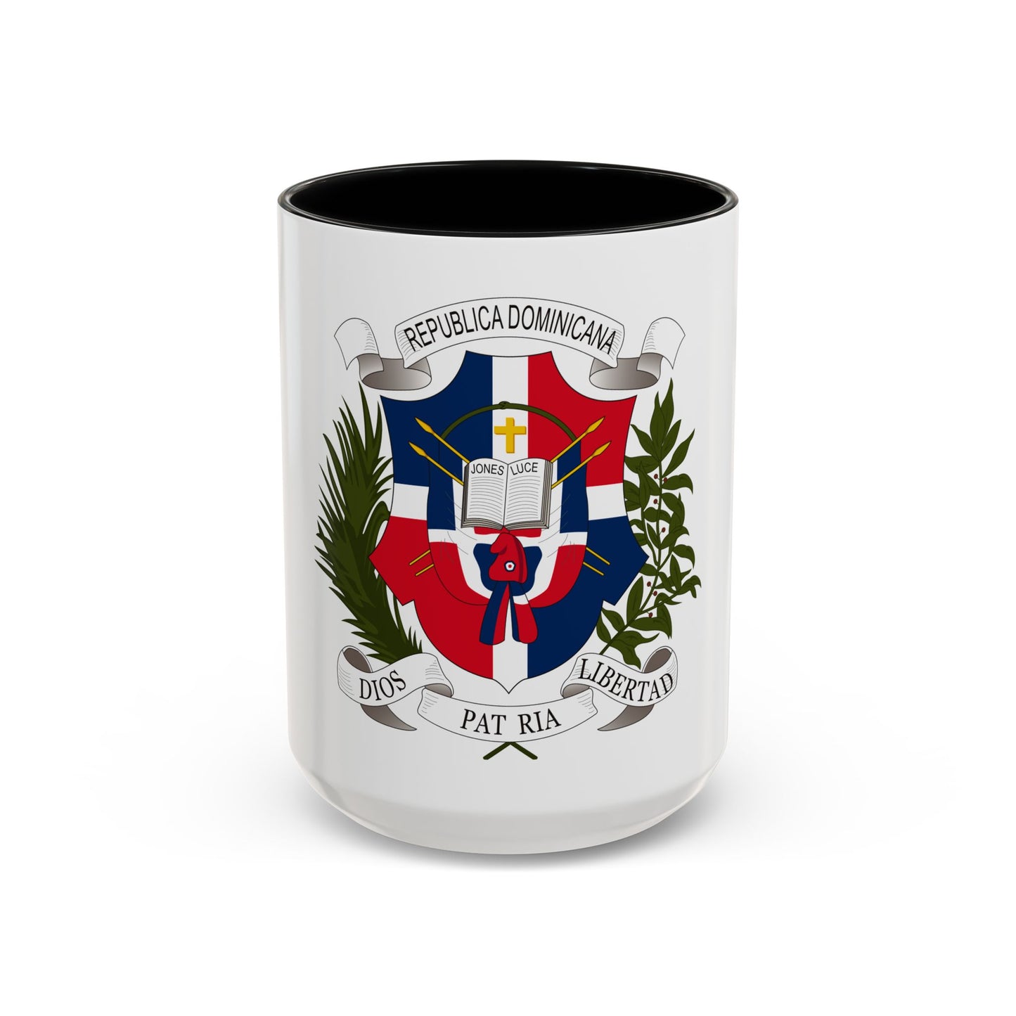 Coat of arms of the Dominican Republic (1860) - Accent Coffee Mug