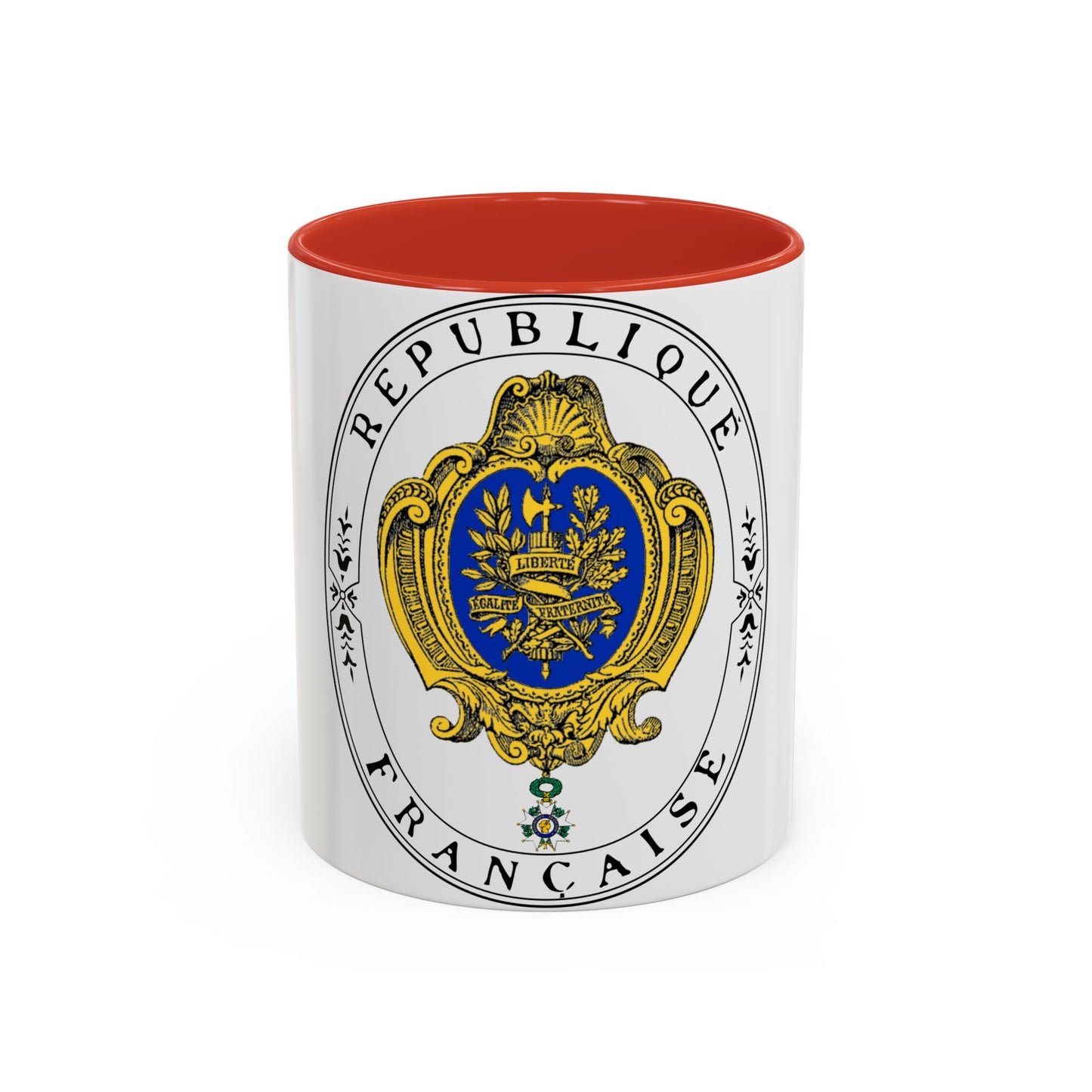 Coat of arms of the French Republic (1905) - Accent Coffee Mug