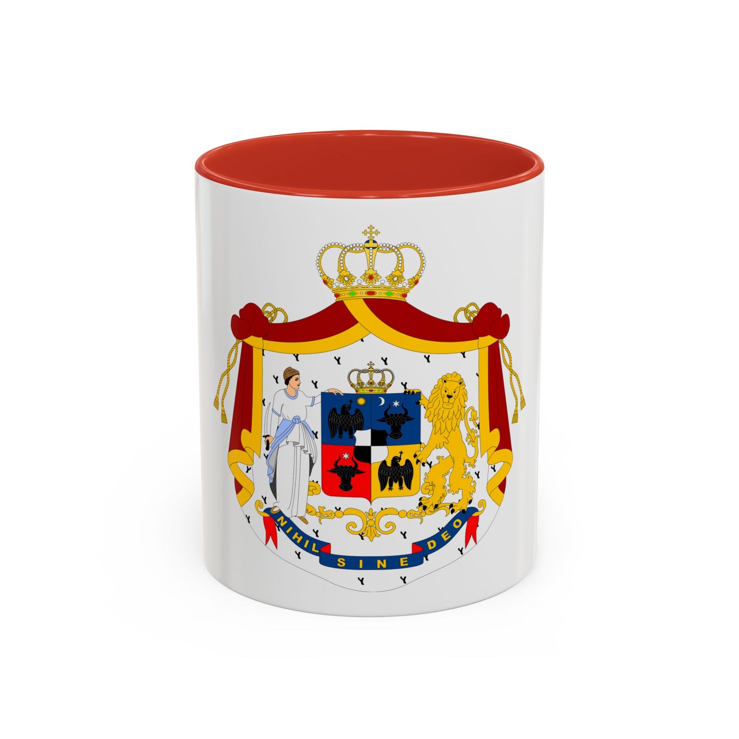 Coat of arms of Principality of Romania (1867-1872) - Accent Coffee Mug