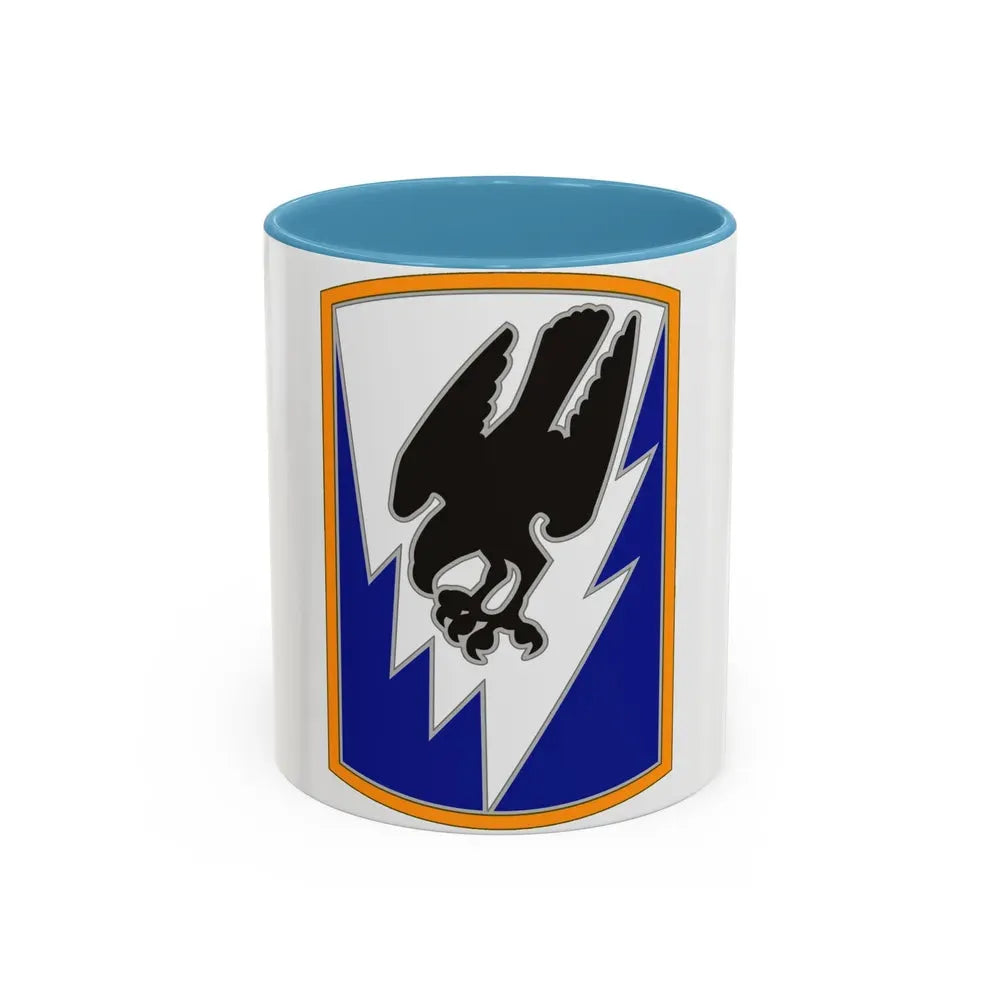 66th Aviation Command (U.S. Army) Accent Coffee Mug 11oz Light Blue - Go Mug Yourself