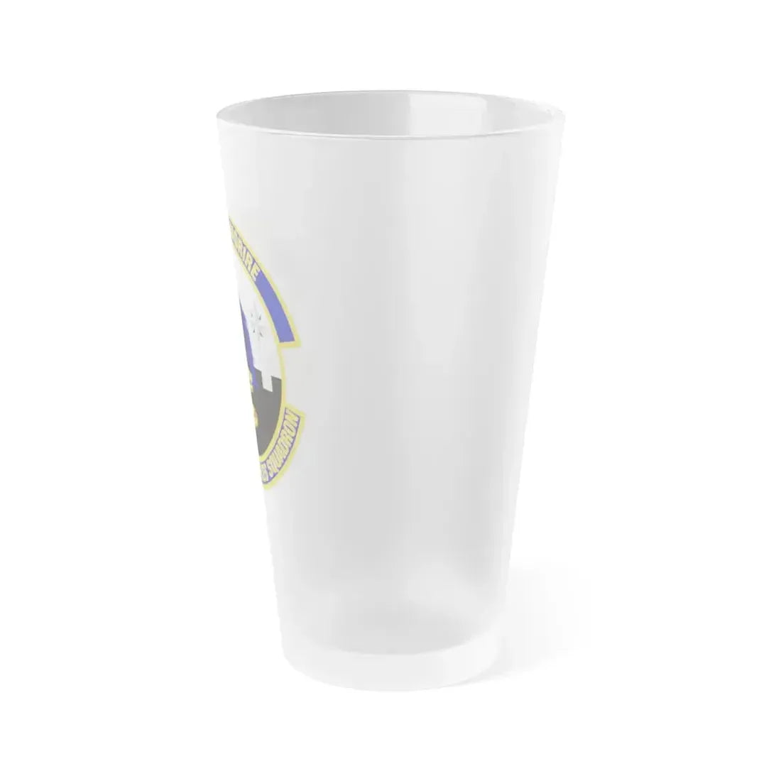 66th Security Forces Squadron (U.S. Air Force) Frosted Pint Glass 16oz - Go Mug Yourself