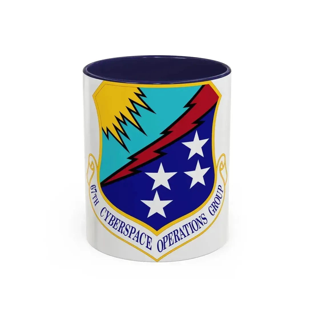 67 Cyberspace Operations Group ACC (U.S. Air Force) Accent Coffee Mug 11oz Navy - Go Mug Yourself