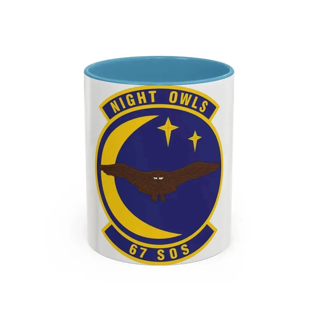 67 Special Operations Squadron AFSOC (U.S. Air Force) Accent Coffee Mug 11oz Light Blue - Go Mug Yourself