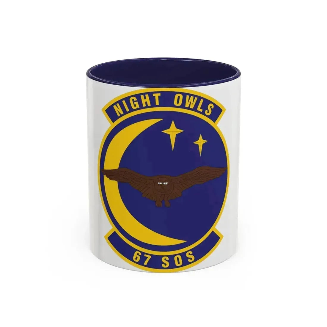 67 Special Operations Squadron AFSOC (U.S. Air Force) Accent Coffee Mug 11oz Navy - Go Mug Yourself
