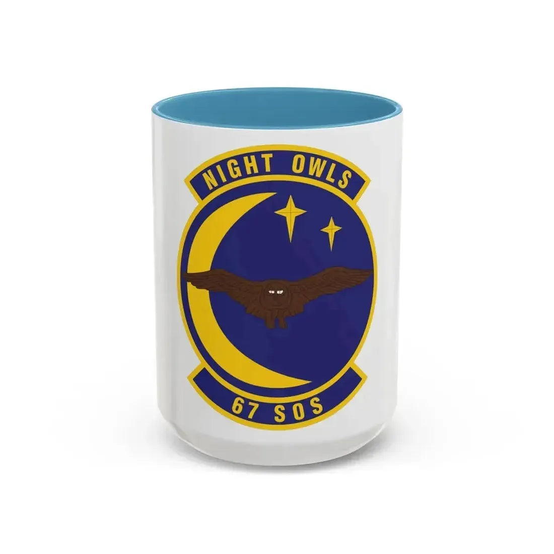 67 Special Operations Squadron AFSOC (U.S. Air Force) Accent Coffee Mug 15oz Light Blue - Go Mug Yourself
