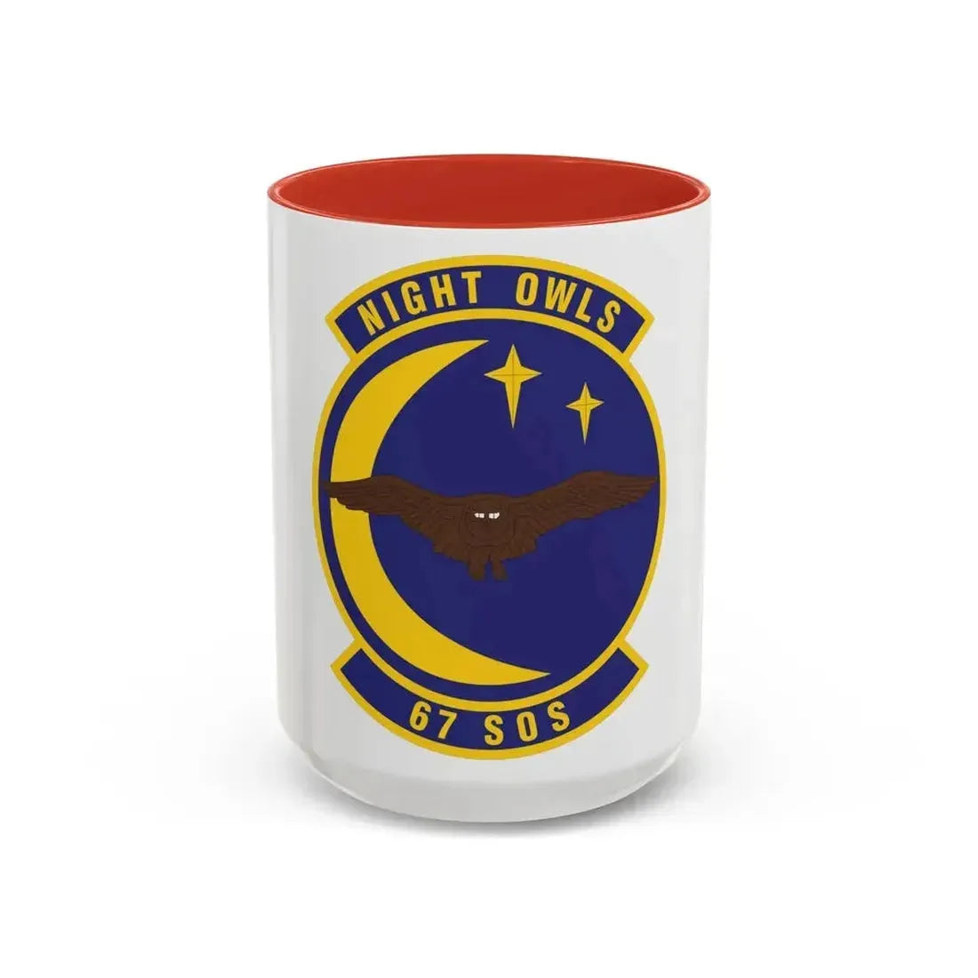 67 Special Operations Squadron AFSOC (U.S. Air Force) Accent Coffee Mug 15oz Red - Go Mug Yourself