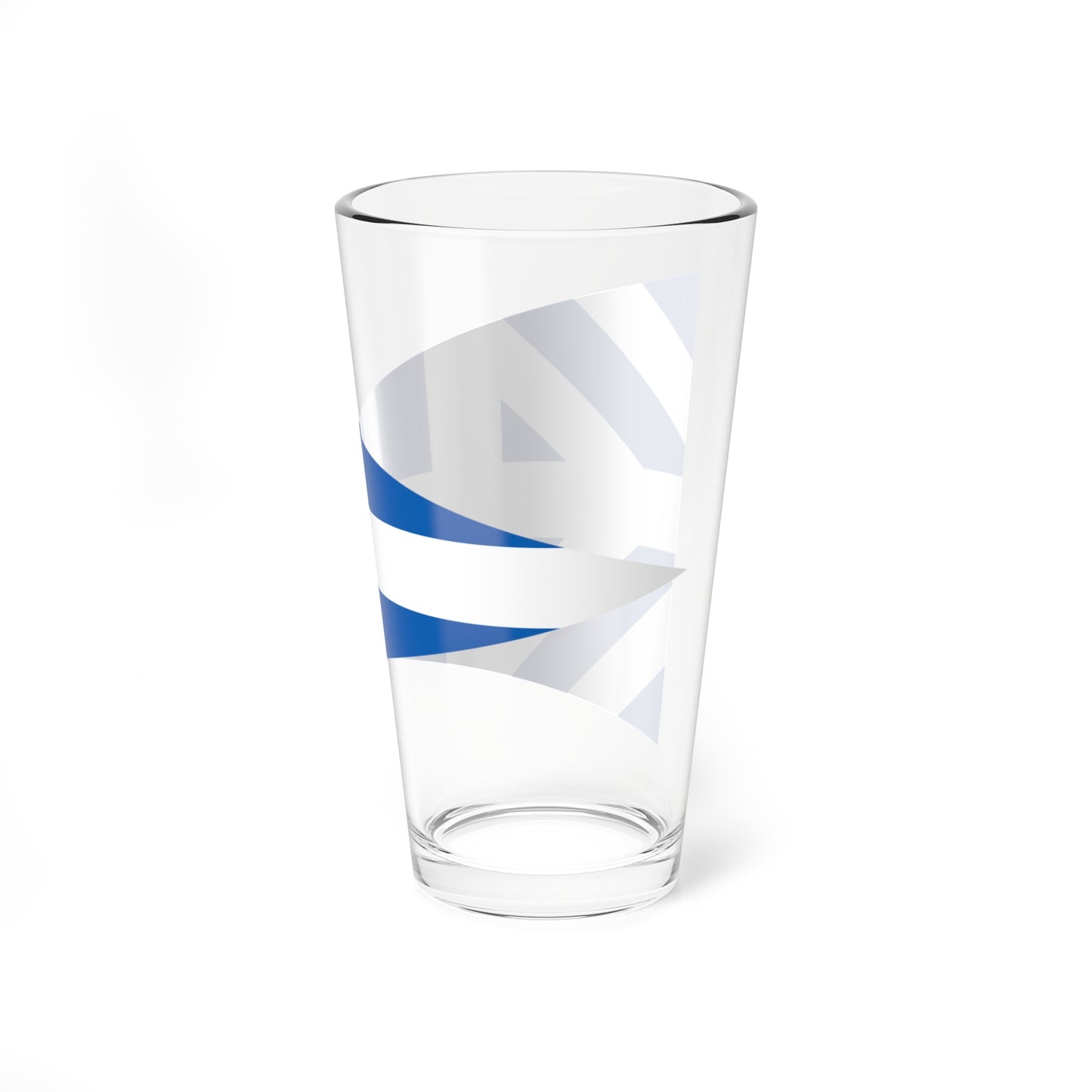 Greek Major Generals rank flag on board a navy vessel within his jurisdiction 1914 pattern (Greece) Pint Glass 16oz