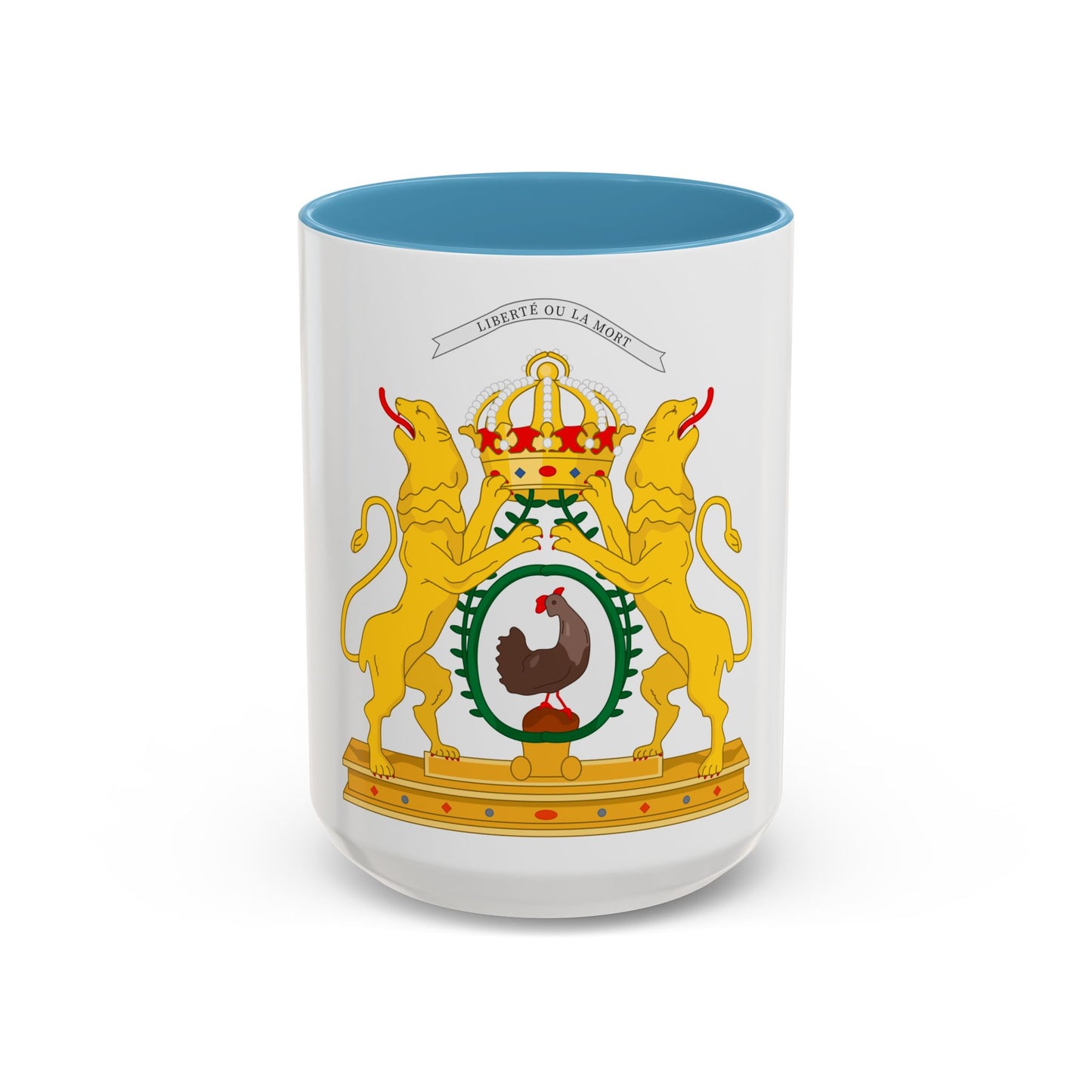 Coat of arms of the First Empire of Haiti - Accent Coffee Mug