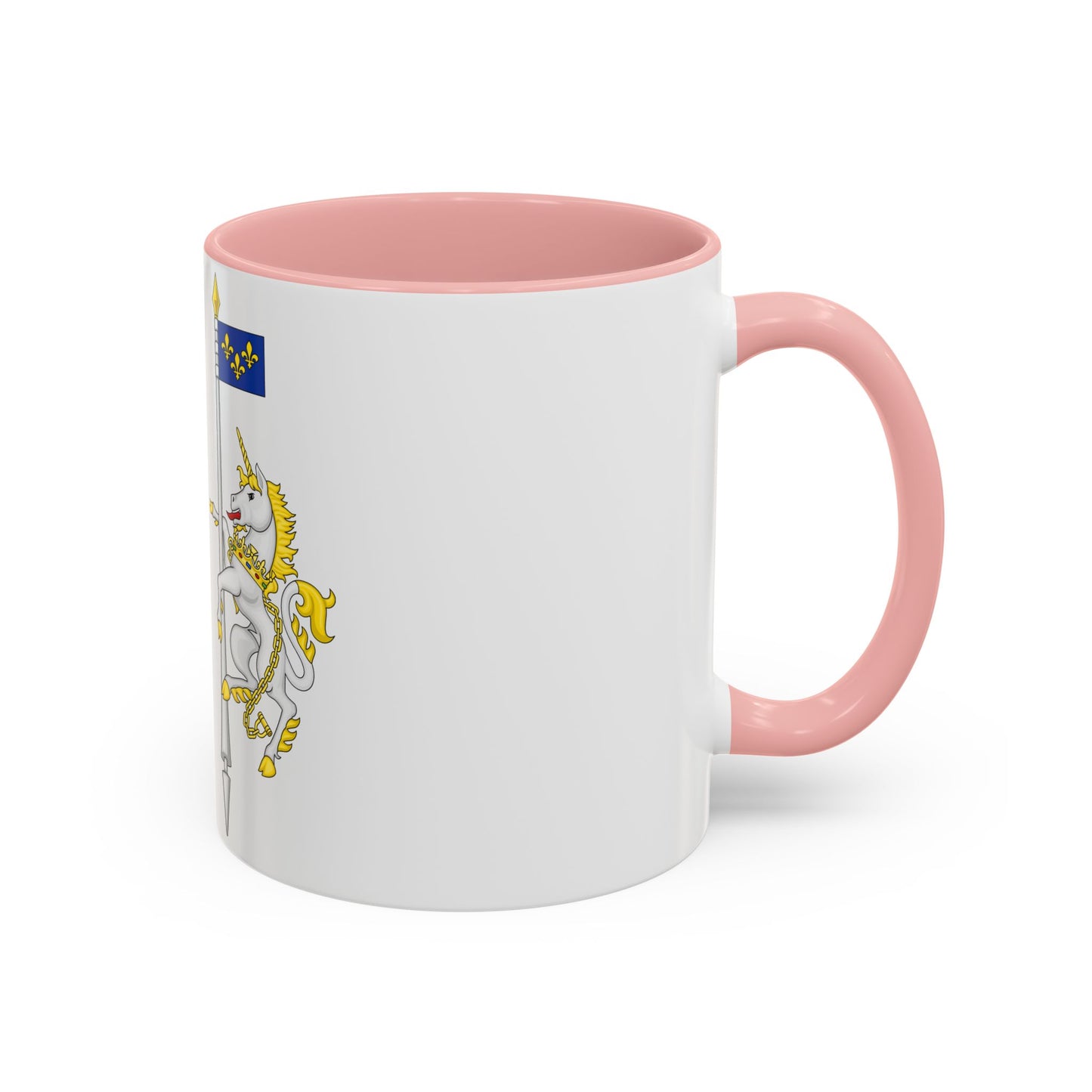 Supporters from the coat of arms of Canada - Accent Coffee Mug