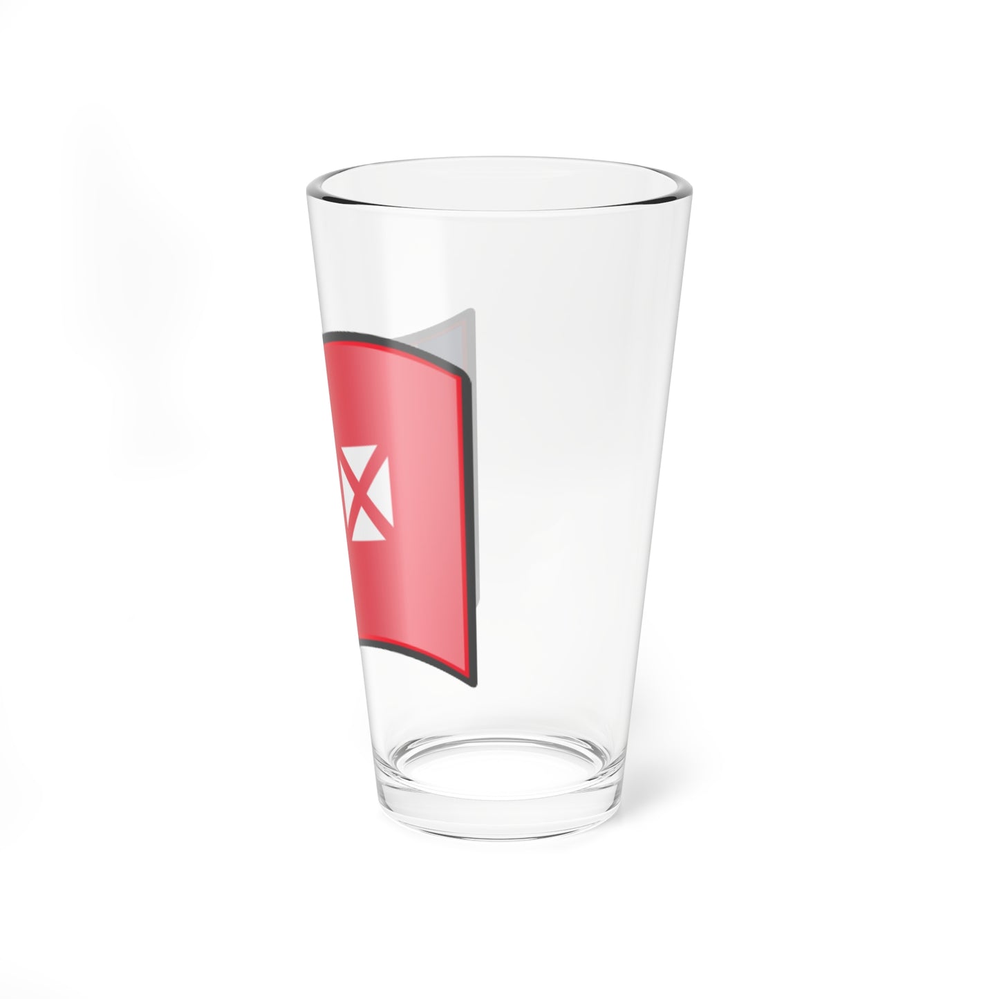 Nuvola Wallis and Futuna flag (France) Pint Glass 16oz
