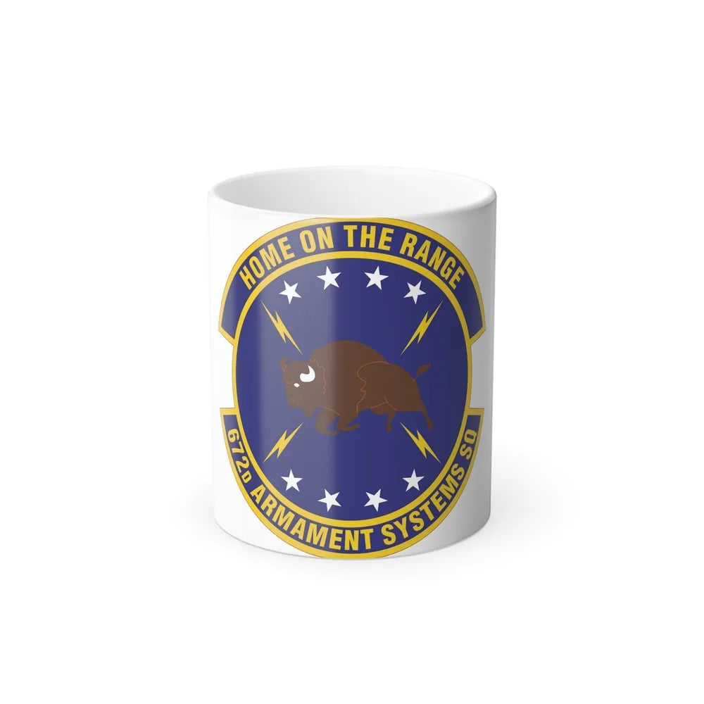 672d Armament Systems Squadron (U.S. Air Force) Color Changing Coffee Mug-11oz-Go Mug Yourself