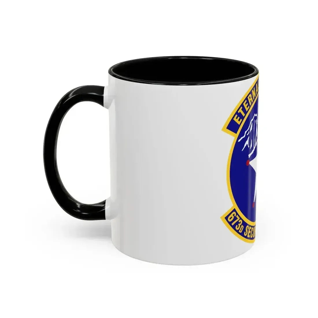 673 Security Forces Squadron PACAF (U.S. Air Force) Accent Coffee Mug - Go Mug Yourself