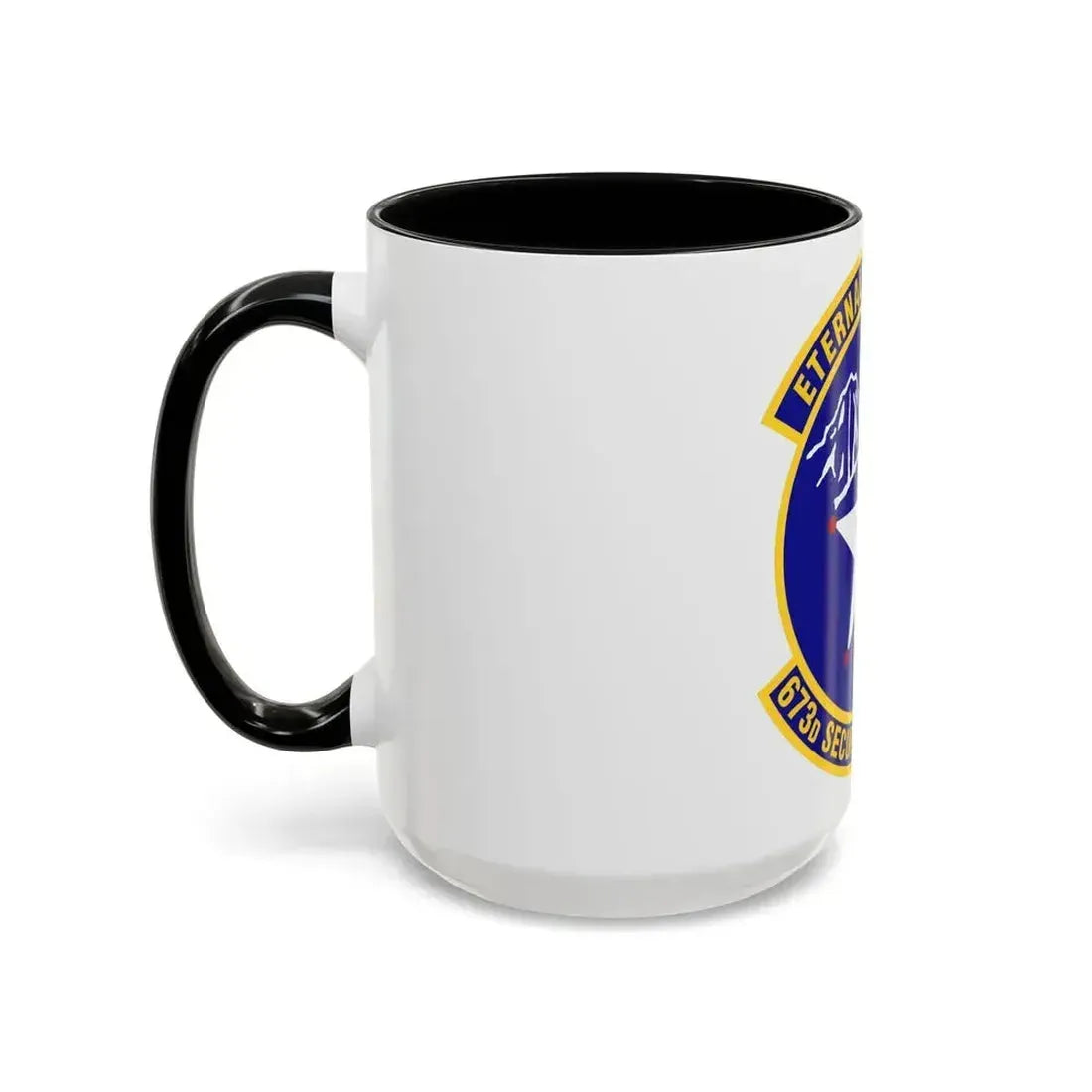 673 Security Forces Squadron PACAF (U.S. Air Force) Accent Coffee Mug - Go Mug Yourself