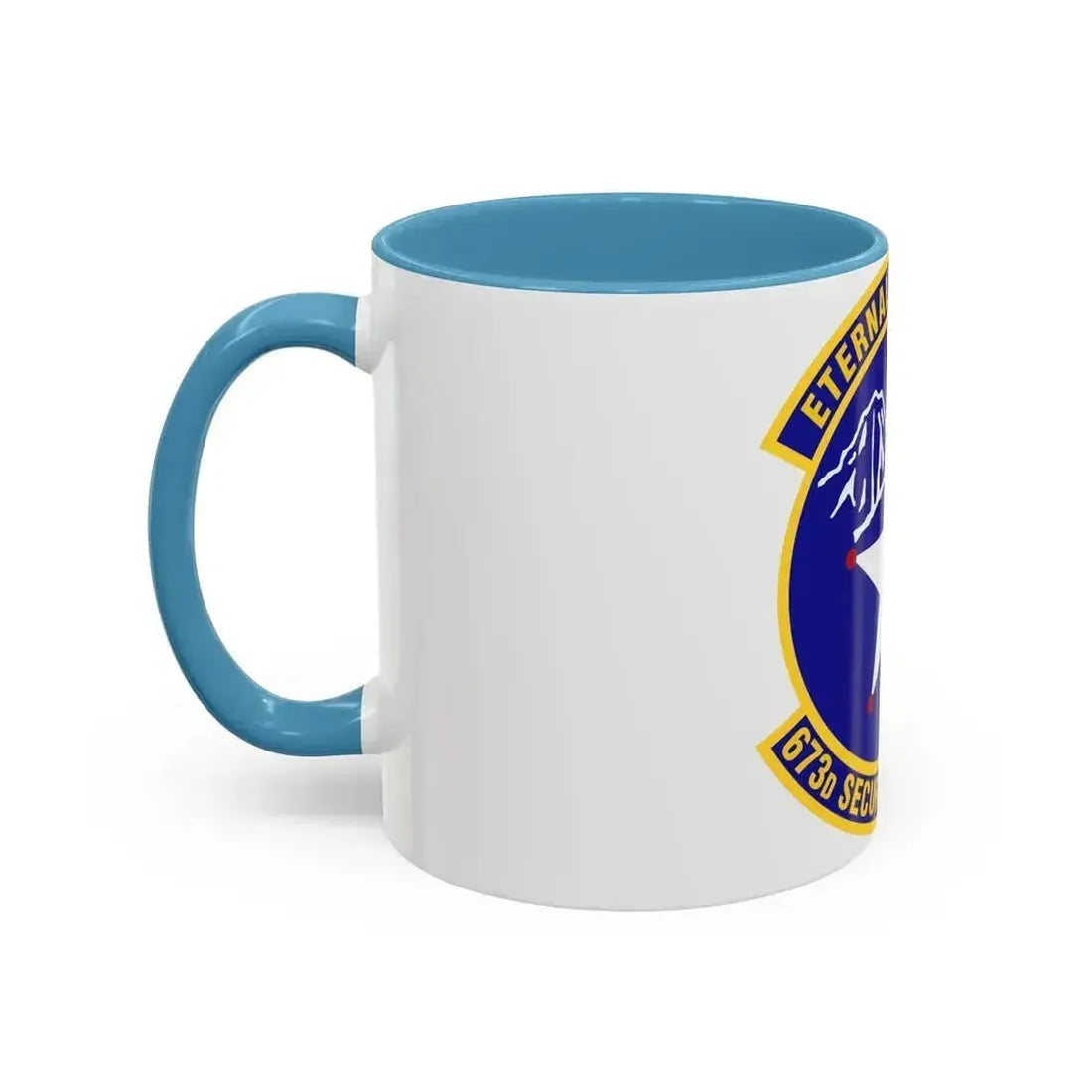 673 Security Forces Squadron PACAF (U.S. Air Force) Accent Coffee Mug - Go Mug Yourself