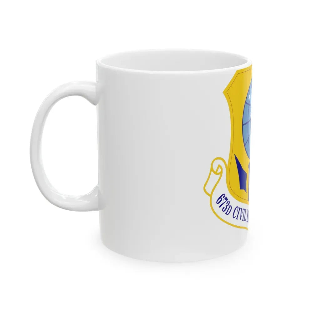 673d Civil Engineer Group (U.S. Air Force) White Coffee Mug - Go Mug Yourself