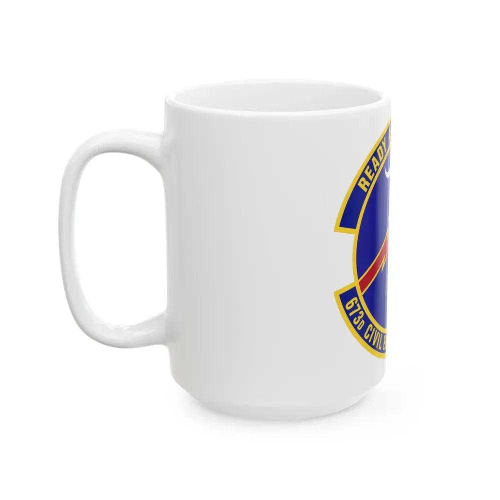 673d Civil Engineer Squadron (U.S. Air Force) White Coffee Mug - Go Mug Yourself