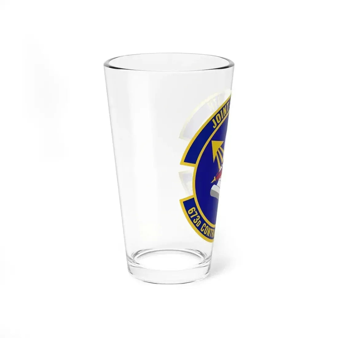 673d Contracting Squadron (U.S. Air Force) Pint Glass 16oz - Go Mug Yourself