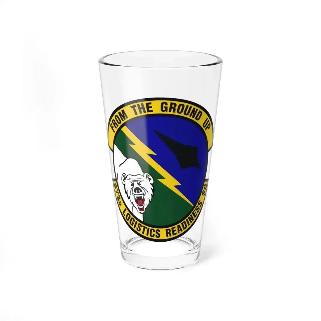 673d Logistics Readiness Squadron (U.S. Air Force) Pint Glass 16oz 16oz - Go Mug Yourself