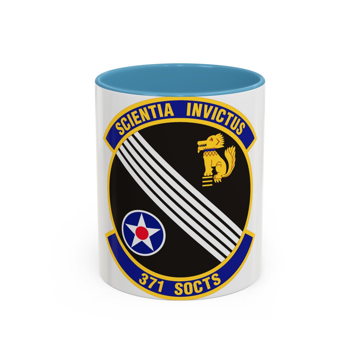 371 Special Operations Combat Training Squadron AFSOC (U.S. Air Force) Accent Coffee Mug