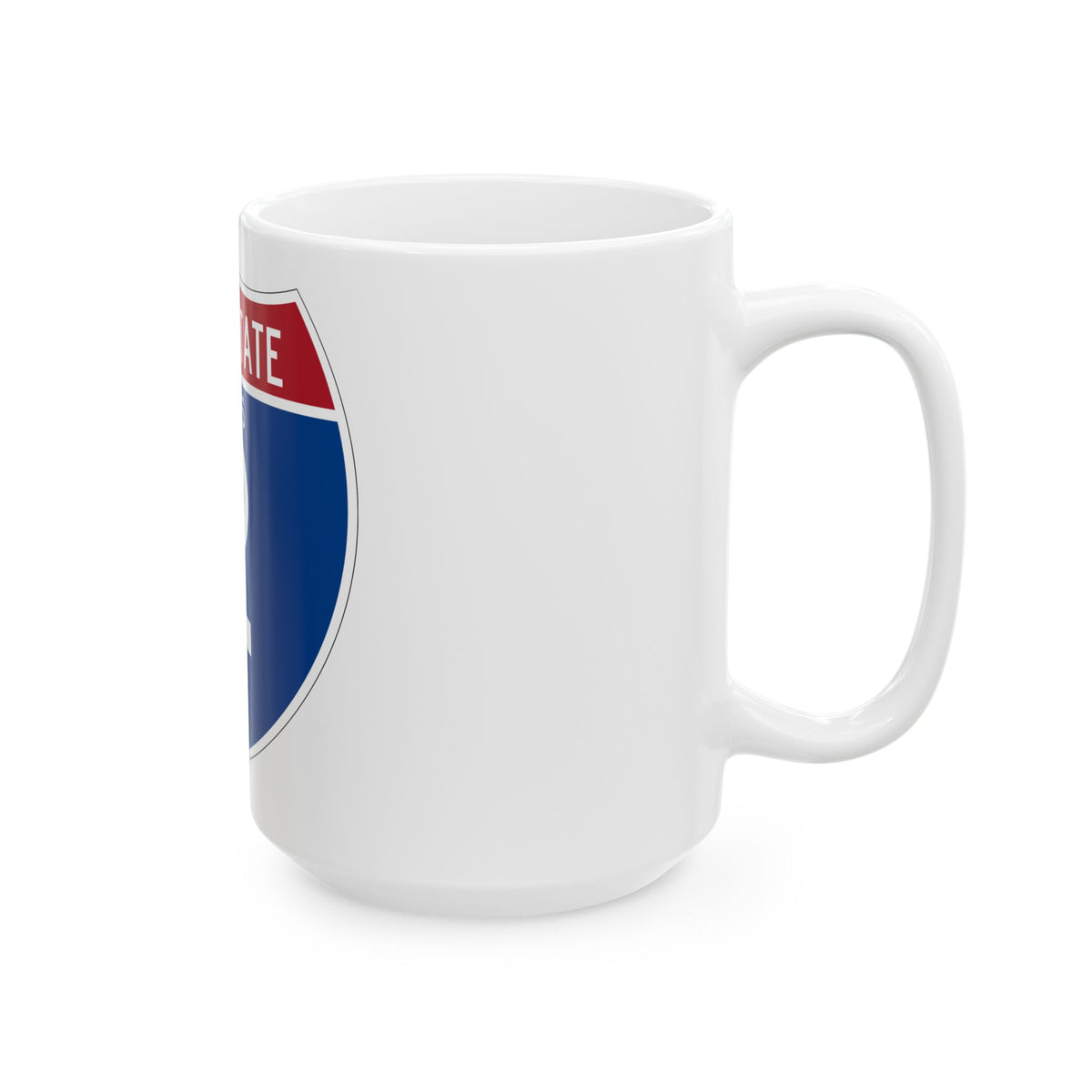 Interstate 2 (U.S. Highways) White Coffee Mug