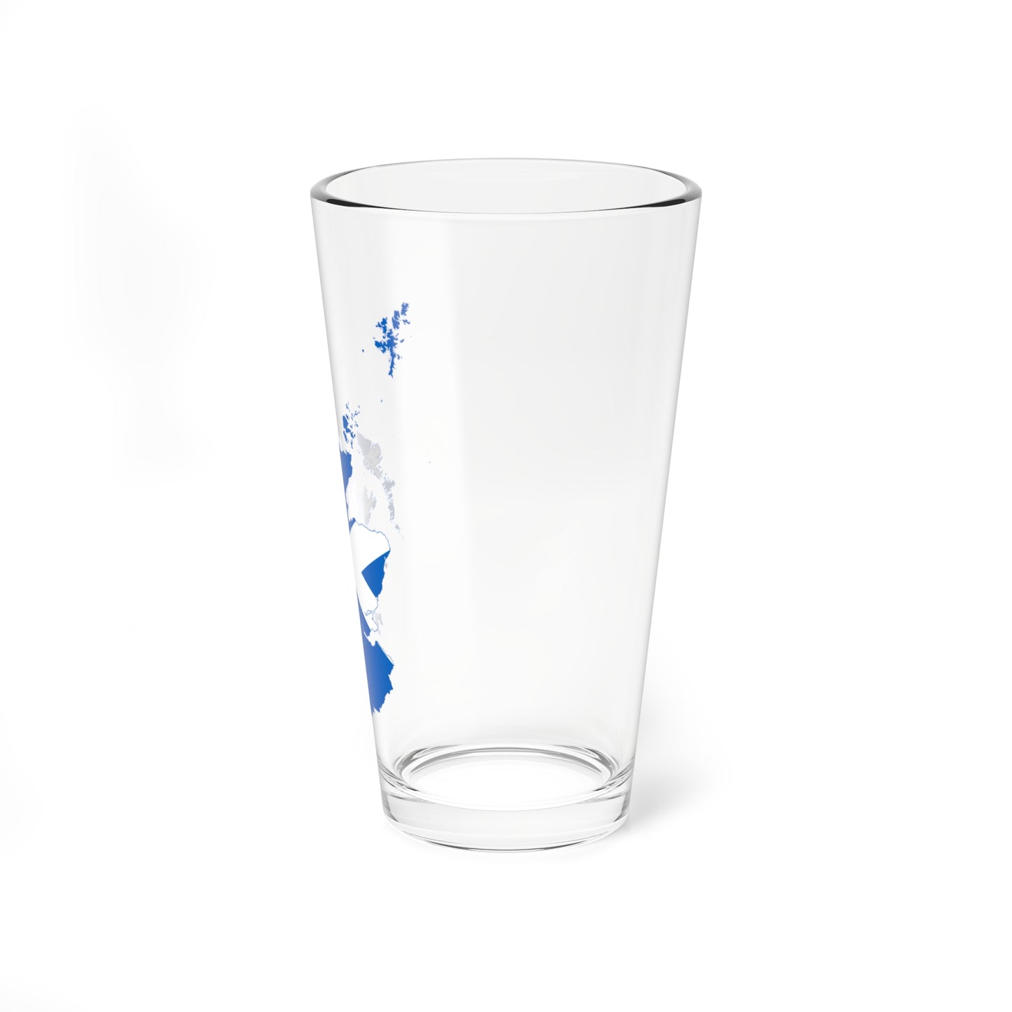 Flag map of Scotland (Scotland) Pint Glass 16oz