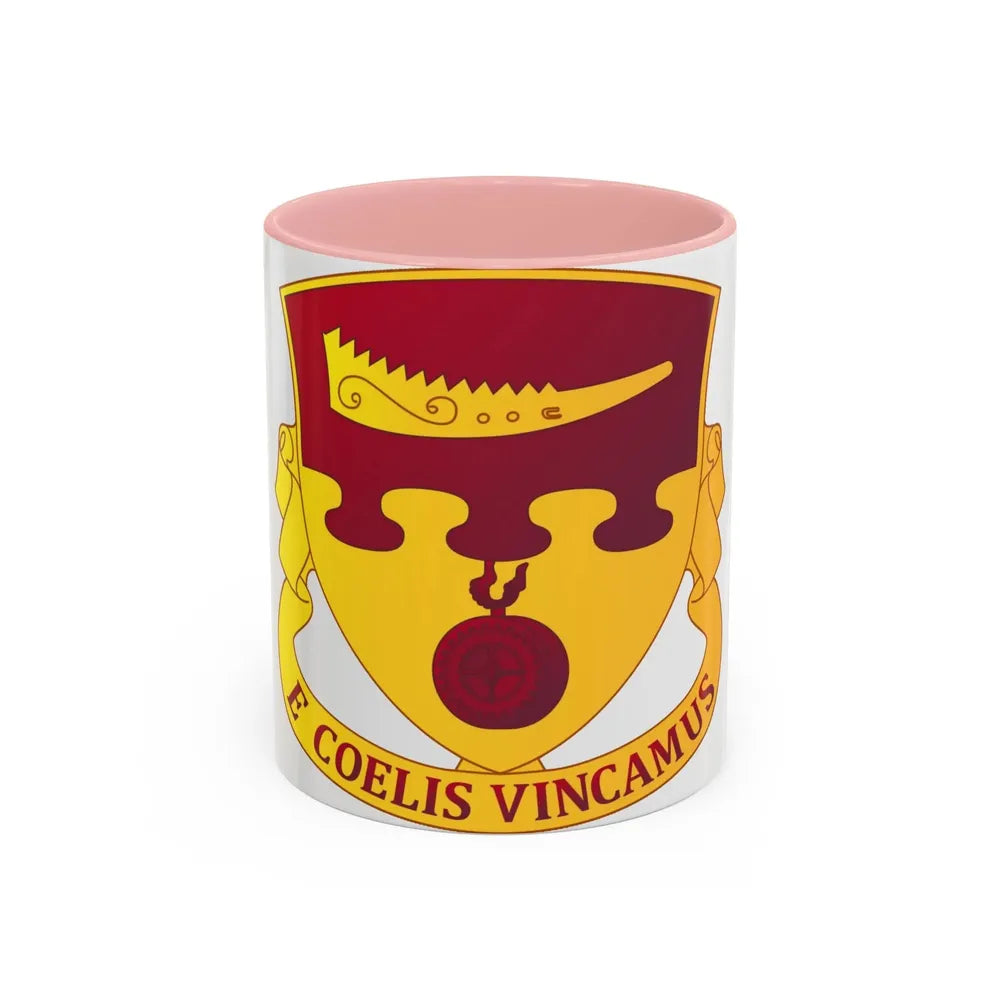 675th Airborne Field Artillery Battalion (U.S. Army) Accent Coffee Mug 11oz Pink - Go Mug Yourself