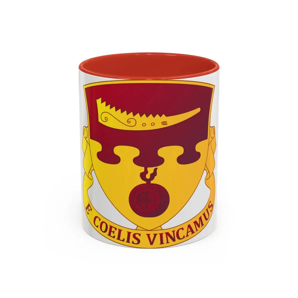 675th Airborne Field Artillery Battalion (U.S. Army) Accent Coffee Mug 11oz Red - Go Mug Yourself