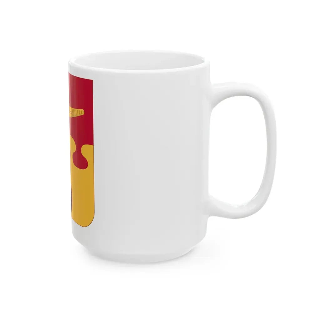 675th Airborne Field Artillery Battalion v2 (U.S. Army) White Coffee Mug - Go Mug Yourself