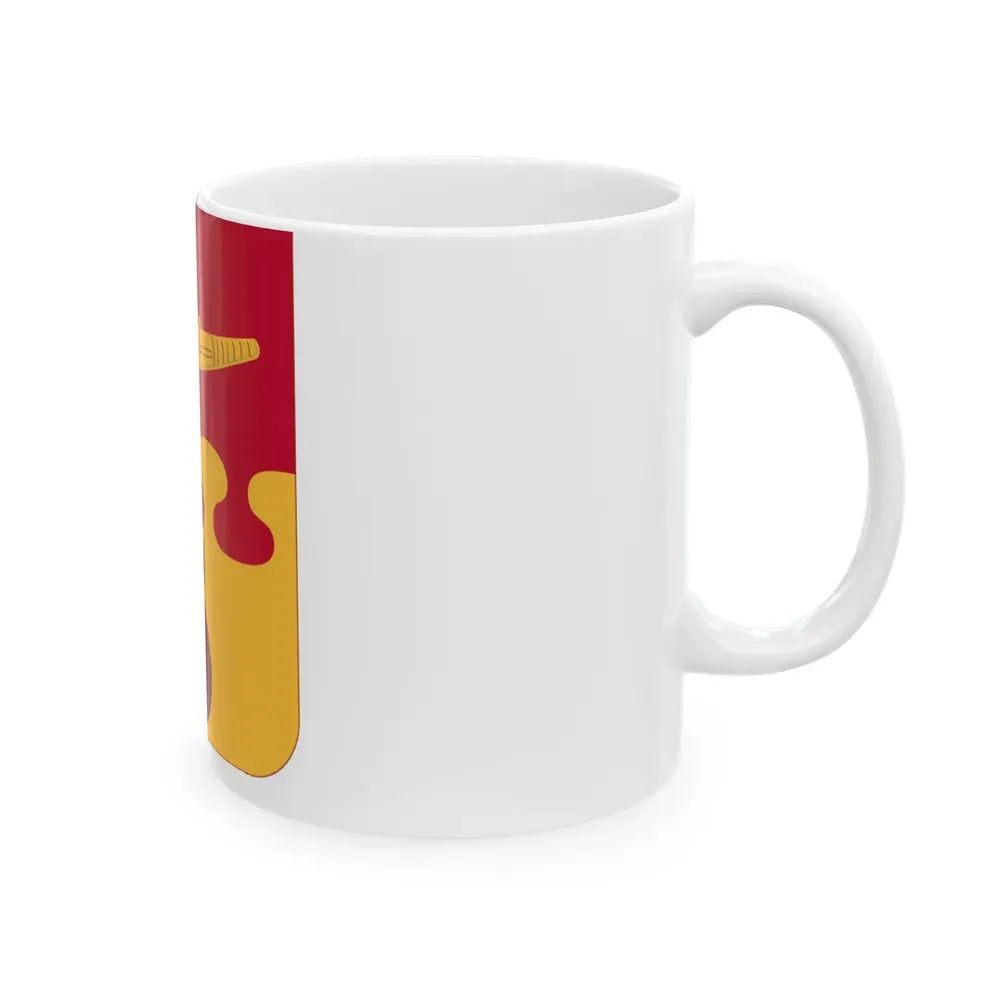 675th Airborne Field Artillery Battalion v2 (U.S. Army) White Coffee Mug - Go Mug Yourself