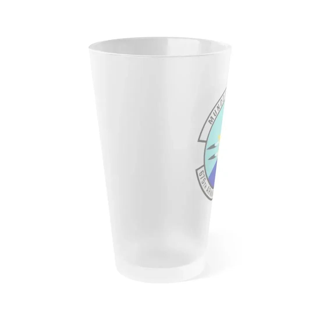 675th Armament Systems Squadron (U.S. Air Force) Frosted Pint Glass 16oz - Go Mug Yourself