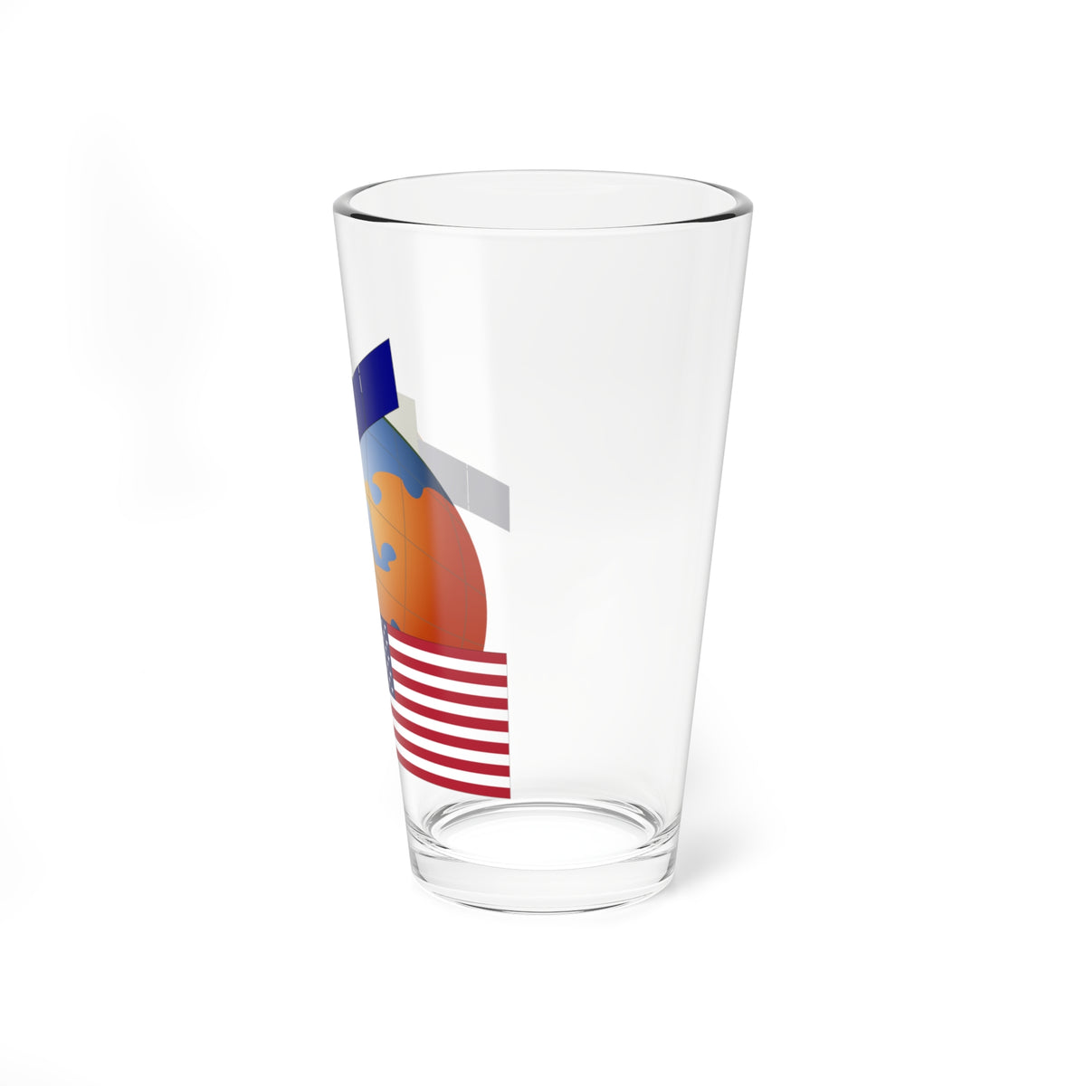 US-Satellite (United States) Pint Glass 16oz
