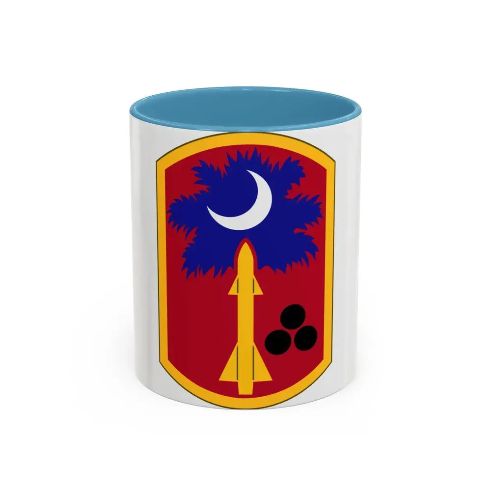 678th Air Defense Artillery Brigade (U.S. Army) Accent Coffee Mug 11oz Light Blue - Go Mug Yourself