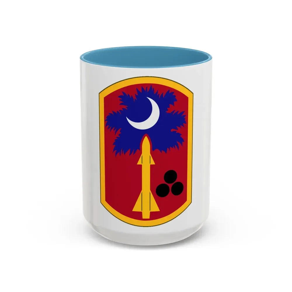 678th Air Defense Artillery Brigade (U.S. Army) Accent Coffee Mug 15oz Light Blue - Go Mug Yourself