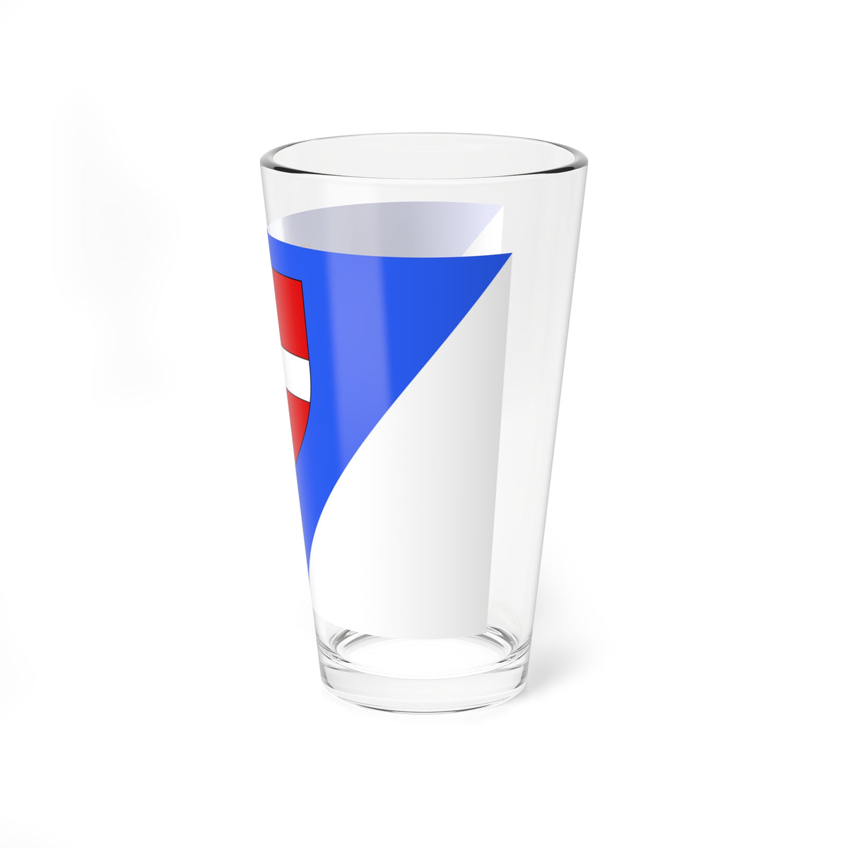Proposition de drapeau fr departement Savoie (France) Pint Glass 16oz