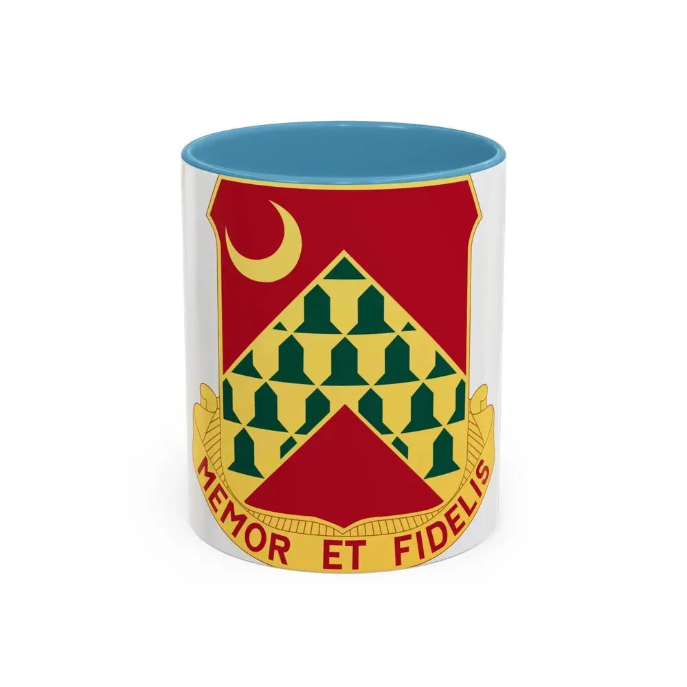 67th Air Defense Artillery Regiment (U.S. Army) Accent Coffee Mug 11oz Light Blue - Go Mug Yourself