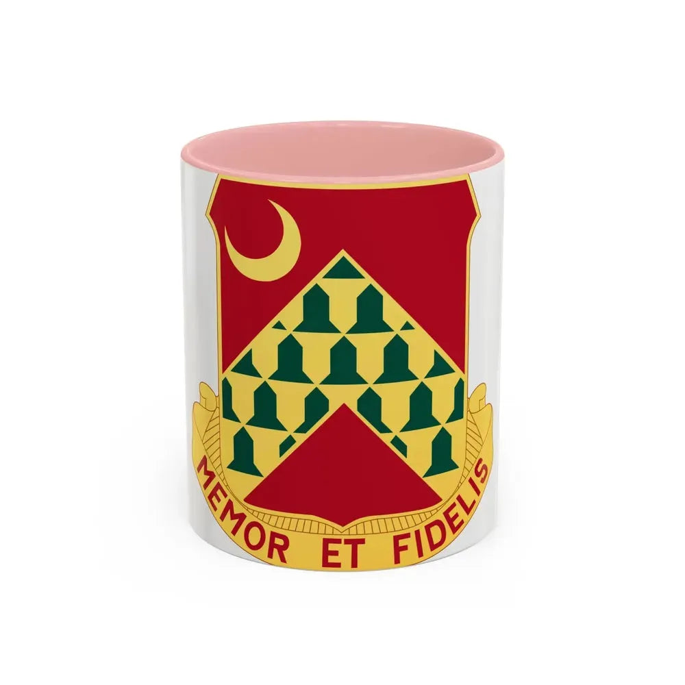 67th Air Defense Artillery Regiment (U.S. Army) Accent Coffee Mug 11oz Pink - Go Mug Yourself