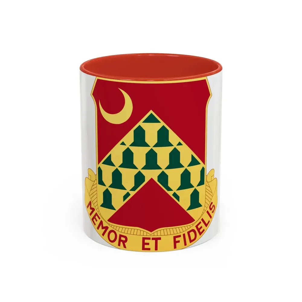 67th Air Defense Artillery Regiment (U.S. Army) Accent Coffee Mug 11oz Red - Go Mug Yourself