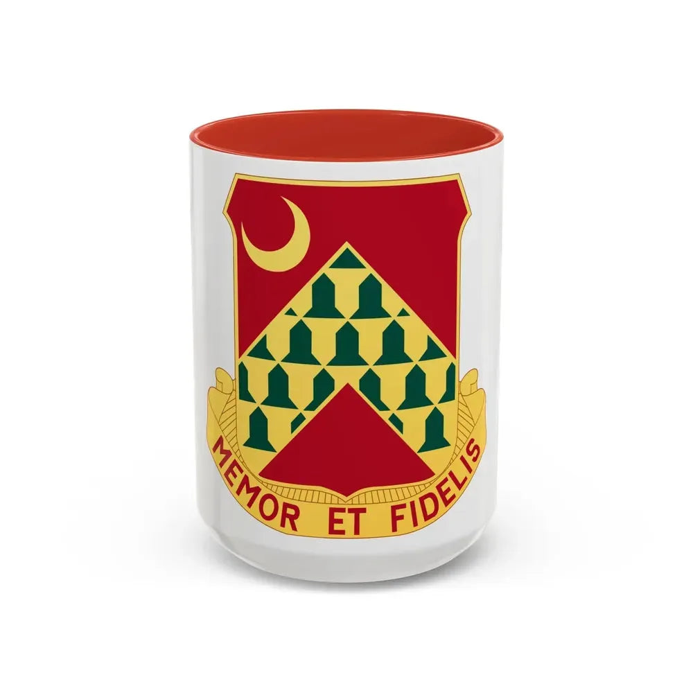 67th Air Defense Artillery Regiment (U.S. Army) Accent Coffee Mug 15oz Red - Go Mug Yourself
