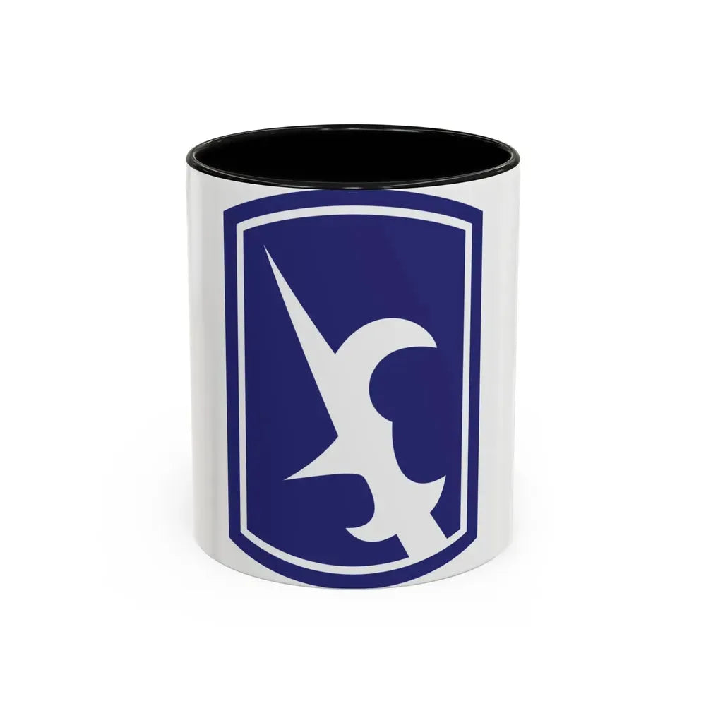 67th Maneuver Enhancement Brigade (U.S. Army) Accent Coffee Mug 11oz Black - Go Mug Yourself