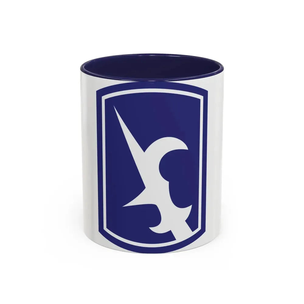 67th Maneuver Enhancement Brigade (U.S. Army) Accent Coffee Mug 11oz Navy - Go Mug Yourself
