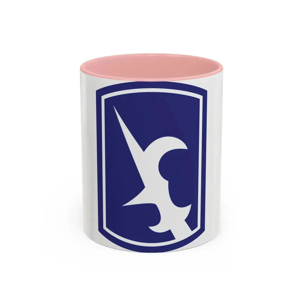 67th Maneuver Enhancement Brigade (U.S. Army) Accent Coffee Mug 11oz Pink - Go Mug Yourself