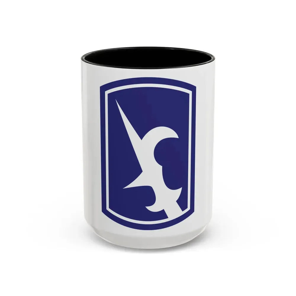 67th Maneuver Enhancement Brigade (U.S. Army) Accent Coffee Mug 15oz Black - Go Mug Yourself